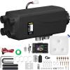 imageVEVOR 8KW Diesel Heater DC1224V Fast Heating Diesel Air Heater with Remote Control and Color Digital Display 10L Fuel Tank Low Noise Voice Announcement for RV Truck Boat and TrailerBlack