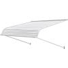 imageVEVOR Aluminum Awning 48 x 42 in Durable Window Awning Door Canopy Lightweight and Stable Aluminum Exterior Awnings Rain Snow Sunlight Protection for Door Entrance Windows Patio Porch48 x 42 inch
