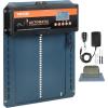 imageVEVOR Automatic Chicken Coop Door Auto Chicken Door Opener with Timer ampamp Light Sensor Aluminum Chicken Coops Door with Remote Control and LCD Screen 4 Modes Opening Battery or DC PoweredBlue