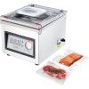 imageVEVOR Chamber Vacuum Sealer 320W Sealing Power Vacuum Packing Machine for Wet Foods Meats Marinades and More Compact Size with 126 in Sealing Length Applied in Home Kitchen and Commercial UseSilver