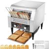 imageVEVOR Commercial Conveyor Toaster 300 SlicesHour Heavy Duty Stainless Steel Electric Restaurant Toaster for Toast Bun Bagel Bread300PCSHour
