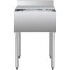 imageVEVOR Commercial Ice Bin Underbar Ice Bin Stainless Steel Ice Chest with Sliding Lid Bottle Holders Adjustable Bullet Feet Cooler Cart Cocktail Unit for Bar Restaurant Pub24 x 19 x 37 inch