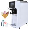 imageVEVOR Commercial Ice Cream Machine 2400w 1Flavor Hard Serve Ice Cream Maker 2025LH Yield 8L Stainless Steel Cylinder Digital Control Auto Clean Adjustable Texture for Restaurants Snack BarsCountertop 1 Flavors Basic Model