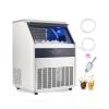 imageVEVOR Commercial Ice Maker Machine with 2 Water Inlets 130lbs24H Ice Maker with 33lbs Storage Bin 55 Ice Cubes in 15 Mins LED Digital Display Freestanding ampamp SelfCleaning for Bar Office Restaurant360LBS24H