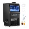 imageVEVOR Commercial Ice Maker Machine with 2 Water Inlets 70lbs24H Ice Maker Machine with 12lbs Storage Capacity 36 Ice Cubes in 15 Minutes LED Digital Display SelfCleaning for Bar Office Restaurant