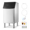 imageVEVOR Commercial Ice Maker Storage Bin 300 LBS Capacity IceBin Stainless Steel Commercial Ice Storage Bin with Adjustable AntiSlip Rubber Feet Suitable for Restaurant Hotel and Beverage Shops