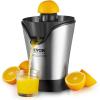 imageVEVOR Commercial Orange Juicer Machine 120W Automatic Juice Extractor Stainless Steel Orange Squeezer for 20 Oranges Per Minute with PullOut Filter Box PC Cover 2 Peel Collecting BucketsBlackSilver