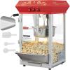 imageVEVOR Commercial Popcorn Machine 8 Oz Kettle 850 W Countertop Popcorn Maker for 48 Cups per Batch Theater Style Popper with 3Switch Control Steel Frame Tempered Glass Doors 2 Scoops 2 Spoons RedRed
