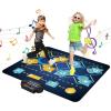 imageVEVOR Dance Mat 8Button Dance Mixer Rhythm Step Play Mat Electronic Dance Pad with SingleTwo Player Modes Adjustable Volume Builtin Music 8 Challenge Levels Toys Gifts for 3 Year Old GirlsDouble
