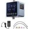 imageVEVOR Digital Smart Instant Hot Water Recirculating Pump Kit with Builtin Thermostat Timer Digital Screen Under Sink Recirculation Circulation Circulator Pump System for House Water Heaters