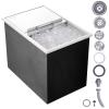 imageVEVOR Drop in Ice Chest 20quot L x 16quot W x 13quot H Stainless Steel Ice Cooler Commercial Ice Bin with Hinged Cover 40 qt Outdoor Kitchen Ice Bar DrainPipe and Drain Plug Included for Cold Wine Beer27L x 18W x 21H Inch