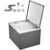 imageVEVOR Drop in Ice Chest Stainless Steel Drop in Cooler Commercial Ice Bin with Lid for Outdoor Kitchen Patio Bar DrainPipe Set Included Cooling Bins with Cover for Cold Wine BeerFlip Lid