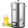 imageVEVOR Electric Brewing System 92 Gal35 L Brewing Pot AllinOne Home Beer Brewer wPump Mash Boil Device wPanel AutoManual Mode 1001800W Power 25100 Temp 1180 min Timer Recipe Memory32 Quarts