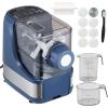 imageVEVOR Electric Pasta Maker 150W Automatic Noodle Maker Machine with 8 Pasta Shapes 4 Intelligent Modes 500g Flour Capacity Pasta Maker Machine with Measuring Cups Cleaning Brush for Home KitchenBlue1