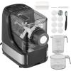 imageVEVOR Electric Pasta Maker Machine 9 Adjustable Thickness Settings Noodles Maker Stainless Steel Noodle Rollers and Cutter Pasta Making Kitchen Tool Kit Perfect for Spaghetti Fettuccini LasagnaAutomaticBlack
