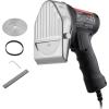 imageVEVOR Electric Shawarma Knife 80W Professional Turkish Kebab Knife Commercial Stainless Steel Gyro Cutter Doner Kebab Meat Slicer with 2 Blades 4100mm Blade Diameter 08mm Adjustable ThicknessWavy Belt