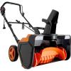 imageVEVOR Electric Snow Shovel 12A 17 inch Corded Snow Shovel 60 Adjustable Chute 20 ft Throwing Distance Snowthrower with Dual Safety Switch Winter Ice Removal Tool for Driveway Sidewalk Patio23 inch