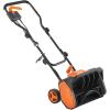 imageVEVOR Electric Snow Shovel 12A 17 inch Corded Snow Shovel 60 Adjustable Chute 20 ft Throwing Distance Snowthrower with Dual Safety Switch Winter Ice Removal Tool for Driveway Sidewalk Patio17 inch