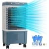imageVEVOR Evaporative Air Cooler 3100 CFM with 9 Gallon Water Tank Swamp Cooler Portable Cooling Fan with Remote Control 12H Timer 4 Ice Boxes Quiet Operation 3 Wind Speeds for Outdoor Indoor Use1400CFM