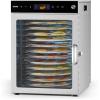 imageVEVOR Food Dehydrator 10 Trays Stainless Steel Food Dehydrator Machine 1000W Dehydrators with Digital Adjustable Timer ampamp Temp Dehydrator for Jerky Herb Meat Beef Fruit Dog Treats and Vegetables12TraysRotary