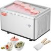 imageVEVOR Fried Ice Cream Machine 126quot x 85quot 120W StirFried Ice Cream Roll Maker with Compressor and 2 Scrapers for Making Dessert Rolls Frozen Yogurt