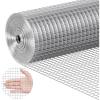 imageVEVOR Hardware Cloth 14 inch 48in x 100 ft 23 Gauge Hot Dipped Galvanized Wire Mesh Roll Chicken Wire Fencing Wire Mesh for Rabbit Cages Garden Small Rodents24 x 25