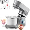 imageVEVOR Ice Cream Maker 211 Qt Large Capacity Electric Automatic IceCream Machine with Easy Operation ampamp Cleaning Stainless Steel Shell for Homemade Frozen Yogurt Fruit Sorbet Gelato Silver18 Qt
