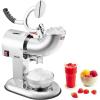 imageVEVOR Ice Crusher Machine 440lbs Per Hour Electric 4 Blades Snow Cone Maker All Stainless Steel Shaved Ice Machine with Bowl and Cover 350W 1400RPM IceShaver for Home and Commercial Use SilverSilver