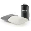 imageVEVOR Inflatable Camping Pillow 5Inch Thickened Travel Pillow Soft Backpacking Pillows with Removable ampamp Washable Cover Storage Bag Lightweight and Portable for Camping Air Travel Hiking OfficeMemory Foam  Medium