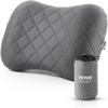 imageVEVOR Inflatable Camping Pillow 5Inch Thickened Travel Pillow Soft Backpacking Pillows with Removable ampamp Washable Cover Storage Bag Lightweight and Portable for Camping Air Travel Hiking OfficeInflatable  Medium