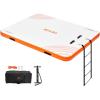 imageVEVOR Inflatable Floating Dock Inflatable Dock Platform NonSlip Air Dock Platform with Portable Carrying Bag ampamp Detachable Ladder Floating Platform Island Raft for Pool Beach Ocean8 x 6 FT