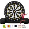 imageVEVOR Inflatable Soccer Dart Board Over 8 ft High Giant Soccer Dart Board with 9 Kick Balls ampamp Air Pump9 Kick Balls