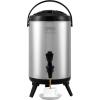 imageVEVOR Insulated Beverage Dispenser 5 Gal19L Hot and Cold Beverage Server with Spigot ampamp Handle FoodGrade Thermal Drink Dispenser Cooler for Tea Coffee Water in Cafes ampamp Restaurants 2 Pack Black2 Gal 76 L