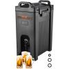 imageVEVOR Insulated Beverage Dispenser 5 Gallon Foodgrade LDPE Hot and Cold Beverage Server Thermal Drink Dispenser Cooler with 09 in PU Layer TwoStage Faucet Handle for Restaurant Drink Shop5 Gal