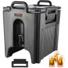 imageVEVOR Insulated Beverage Dispenser 5 Gallon Foodgrade LDPE Hot and Cold Beverage Server Thermal Drink Dispenser Cooler with 09 in PU Layer TwoStage Faucet Handle for Restaurant Drink Shop10 Gal