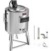 imageVEVOR Milk Pasteurizer 150L Commercial Milk Pasteurization Machine Food Grade 304 Stainless Steel Professional Pasteurization with Time and Temperature Control for Milk Juice Yogurt Sterilization30L