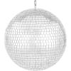 imageVEVOR Mirror Disco Ball 16 Inch Party Mirror Ball with Hanging Ring Large Lightning Disco Ball Party Decorations Ideal for DJ Club Stage Wedding Birthday Christmas New Years Celebration12 Inch