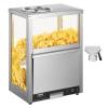 imageVEVOR Nacho Chip Warmer 845QT Stainless Steel Machine with Warming Light Deflection Board for Popcorn Potato Chips Peanuts