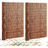 imageVEVOR Natural Reed Fencing 4 ft x 164 ft Reed Screen Curtain Balcony Reed Fence Roll for Outdoor Backyard Patio Decorative Fence for Backyard Garden Fencing Divider Privacy Screen Panel NaturalBrown