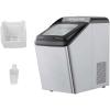 imageVEVOR Nugget Ice Maker Countertop 30lbs24H Pebble Ice Maker Machine 2 Way Refill Self Cleaning Sonic Ice Maker with BasketampampScoop Chewable Nugget Ice Maker for Home Kitchen Office Party RV