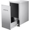 imageVEVOR Outdoor Kitchen Trash Drawer 1181quot W x 196quot D x 2362quot H Interior Storage MultiPurpose Outdoor Kitchen Drawers Stainless Steel 55 lbs Max Capacity per Tier for Outdoor BBQ Island Kitchen