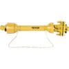 imageVEVOR PTO Shaft 138quot PTO Drive Shaft 6 Spline Both Ends PTO Driveline Shaft Series 5 Tractor PTO Shaft 43quot57quot Brush Hog PTO Shaft Black PTO Shaft wSlip Clutch for Bush HogFinish Mower31541