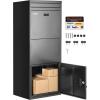 imageVEVOR Package Delivery Boxes for Outside Extra Large Mailbox with Coded Lock Galvanized Steel Wall Mounted Mailboxes 173quotx138quotx228quot AntiTheft Baffle IPX3 Waterproof for Porch Curbside142D x 197W x 472H