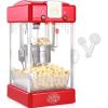 imageVEVOR Popcorn Maker 480W Popcorn Popper Machine 4 Oz Kettle Makes 15 Gallon per Batch Tabletop Popcorn Maker Includes 3 Scoops Movie Theater Style RedRed