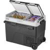 imageVEVOR Portable Car Refrigerator 12 Volt Car Refrigerator Fridge 58 L  615 QT Dual Zone Portable Freezer 468 Adjustable Temperature Compressor Cooler for Home Outdoor Camping RV Car615QT Dual Zone with Handle