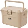 imageVEVOR Portable CoolerHard Cooler with Ice Retention HeavyDuty Handles and Strap Lightweight Rigid Material Insulated Portable Cooler Suitable for Family Picnics and Short Trips165 QT