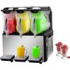 imageVEVOR Slush Frozen Drink Machine 10LX3 Tanks Commercial Slushy Machine 1250W Slush Drink Maker Perfect for Restaurants Cafes Bars