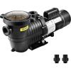 imageVEVOR Swimming Pool Pump 15HP 115V 1100W Single Speed Pumps for Above Ground Powerful Pool Pumps with Strainer Filter Basket 5280 GPH Max Flow Certification of ETL for SecurityDual Speed