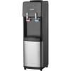 imageVEVOR Top Loading Water Cooler Dispenser Hot and Cold Water Dispenser for 3 or 5 Gallons Bottles Sturdy Stainless Steel and Child Security Lock Ideal for Homes Kitchens Offices Dorms Black