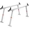 imageVEVOR Truck Rack 800 lbs Capacity 71quotx32quot Aluminum Ladder Rack for Truck with 8 NonDrilling CClamps Heavy Duty Truck Bed Rack TwoBar Set for Kayak Surfboard Lumber LadderHeight Adjustable
